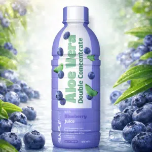 JUS ET PULPE D’ALOE VERA JUS DE MYRTILLE 675ML