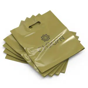 BORSE DI PLASTICA GRANDE CHOGAN 20 PEZZI oro