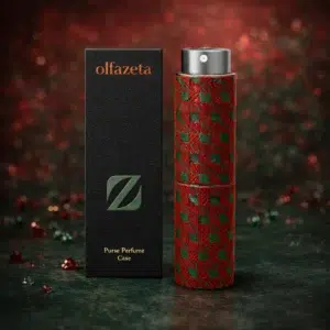 ASTUCCIO PER PROFUMO CHOGAN RICARICABILE ROSSO E VERDE