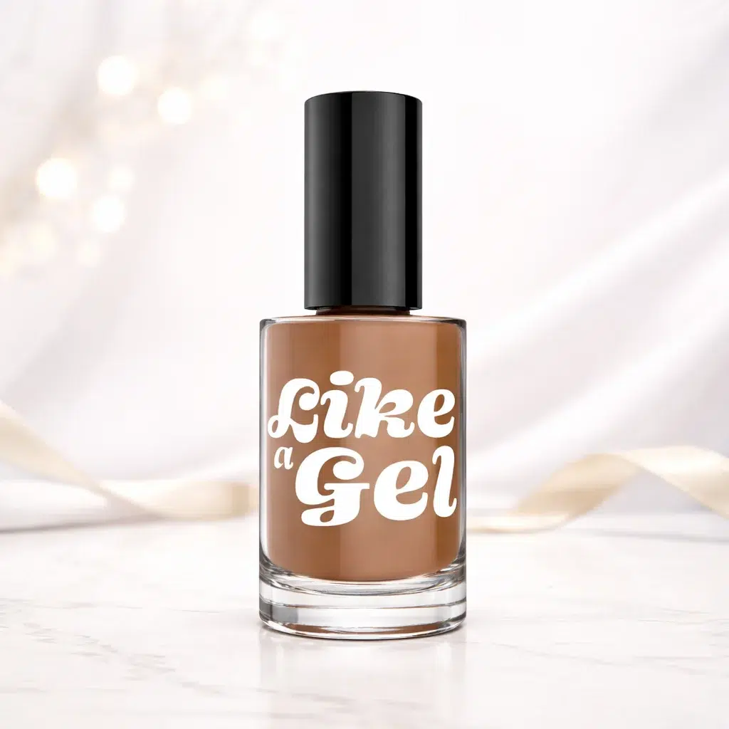 VERNIS À ONGLES MARRON CLAIR CHOGAN - EFFET GEL
