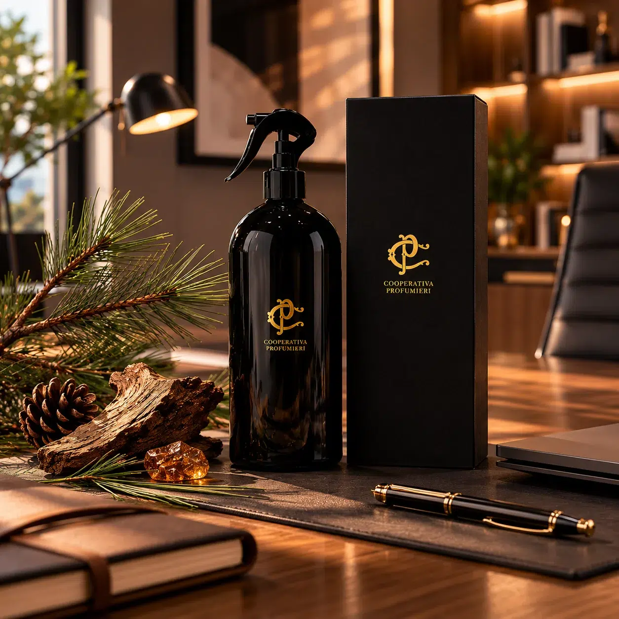 Spray D’ambiance Chogan pour bureau – Musk Ritual de Cooperativa Profumieri
