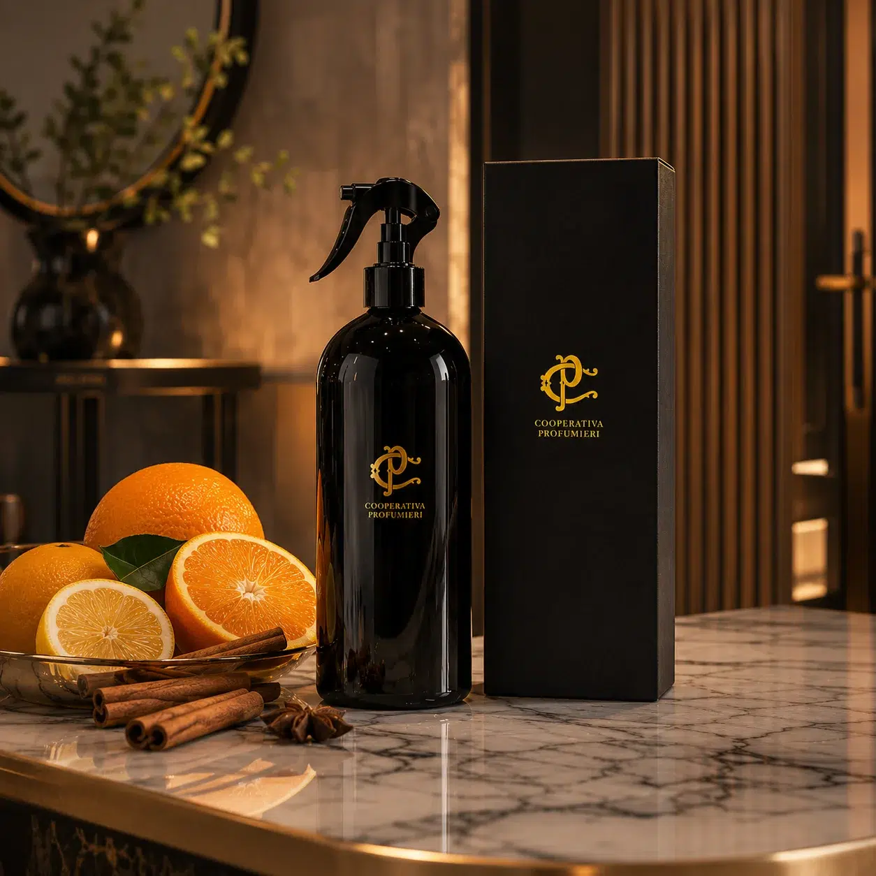 Spray D’ambiance Chogan pour l’entrée – Velvet Citrus de Cooperativa Profumieri