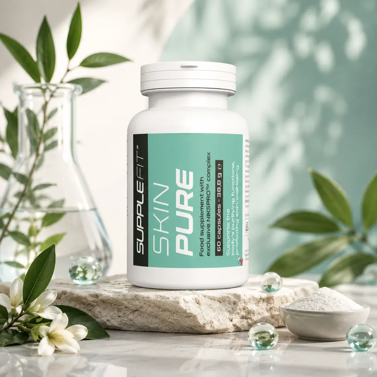 SKINPURE CHOGAN | COMPLÉMENT ALIMENTAIRE BIEN ÊTRE DE LA PEAU 60 gélules