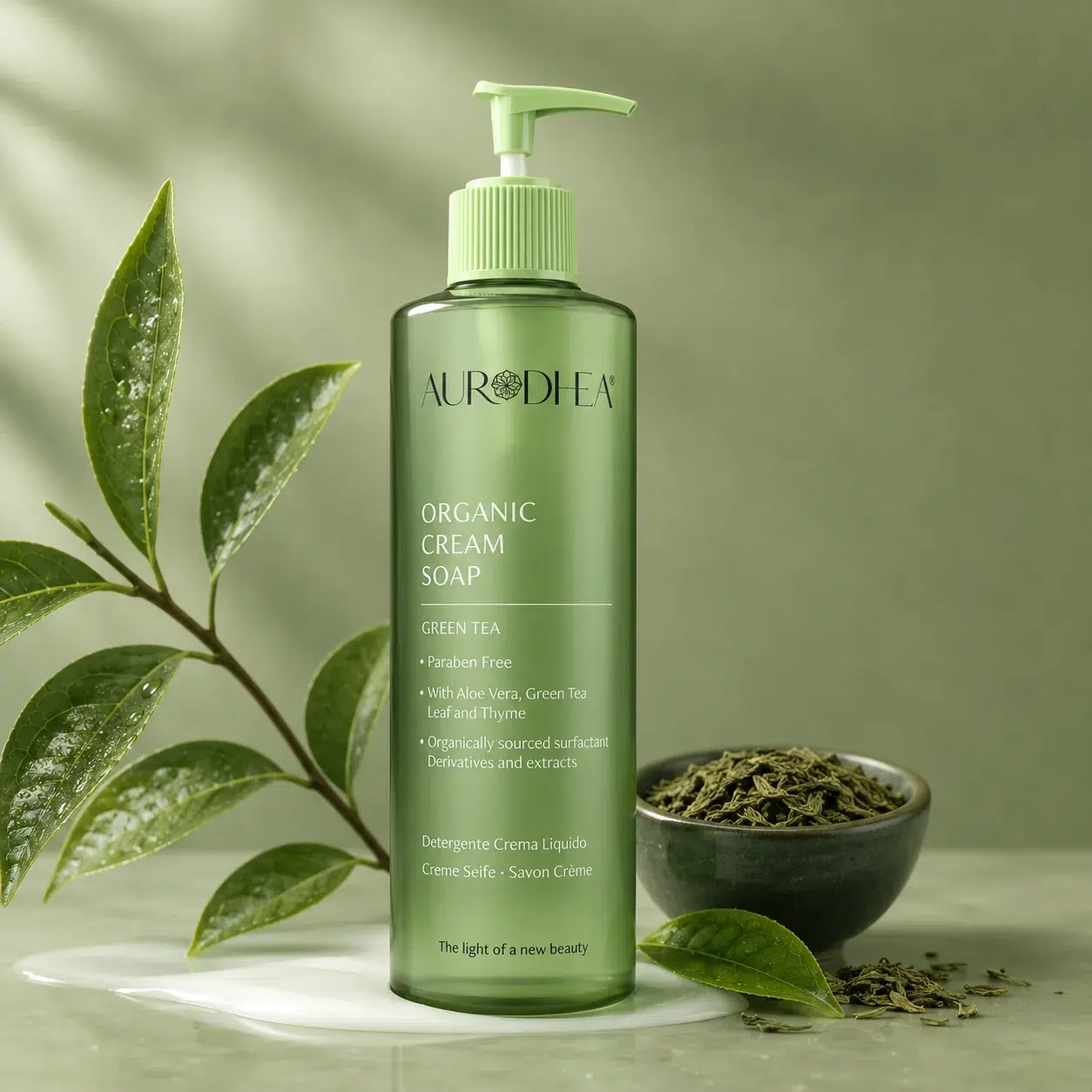 SAVON CRÈME THÉ VERT | AURODHEA