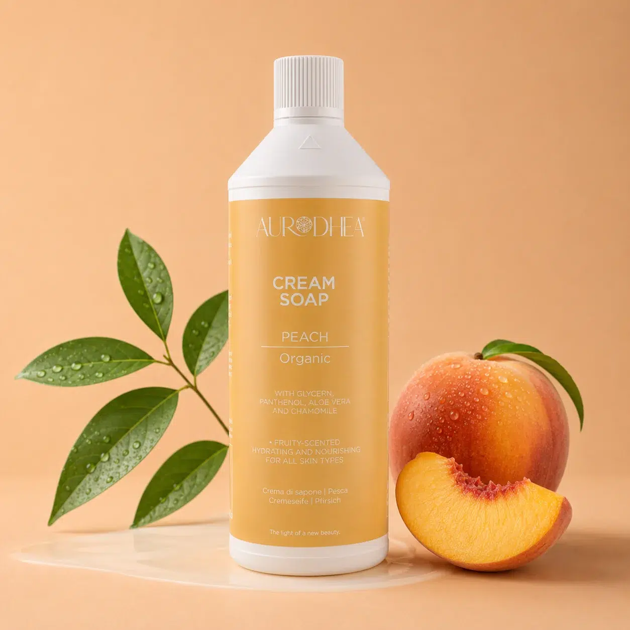 SAVON CRÈME PÊCHE | AURODHEA