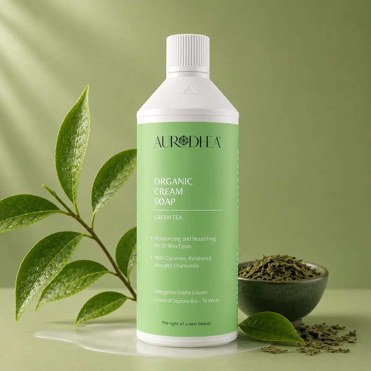 SAVON CRÈME THÉ VERT | AURODHEA